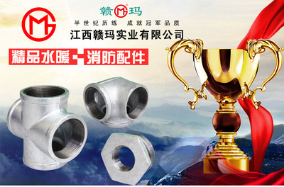 廠價直銷不銹鋼管件與可鍛鑄鐵異徑三通 江西贛瑪實業的產品與服務